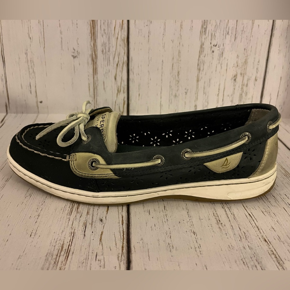 GUC Sperry Top-Siders, navy women’s size 8.5 - Picture 2 of 4